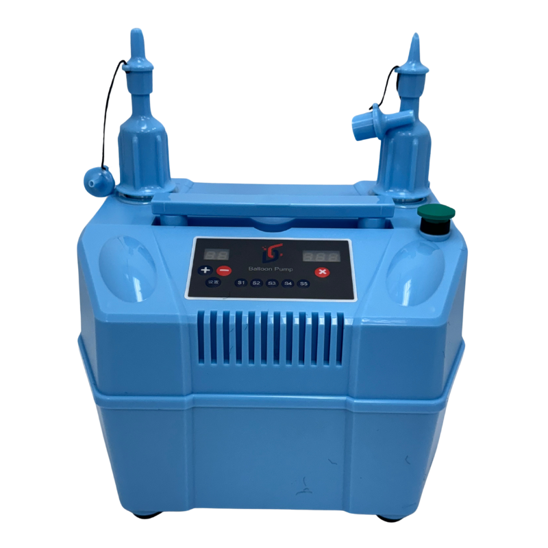 Blue CD-618 Quantitative Electric Balloon Inflator | Includes Digital Sizer & Foot Pedal!