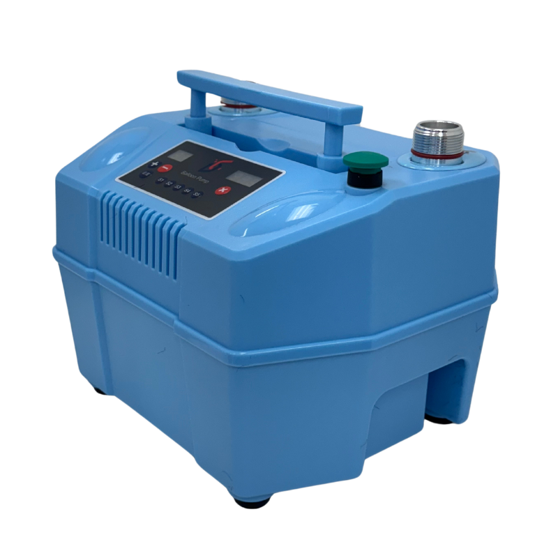 Element Series - Blue Whirlwind Quantitative Precision Inflator | Includes Digital Sizer & Foot Pedal!