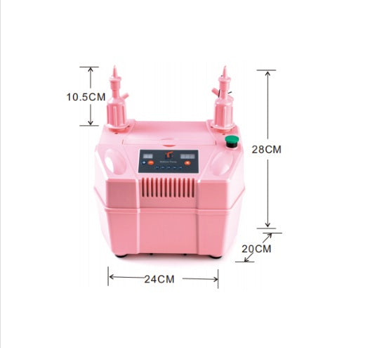Pink CD-618 Quantitative Electric Balloon Inflator | Includes Digital Sizer & Foot Pedal!