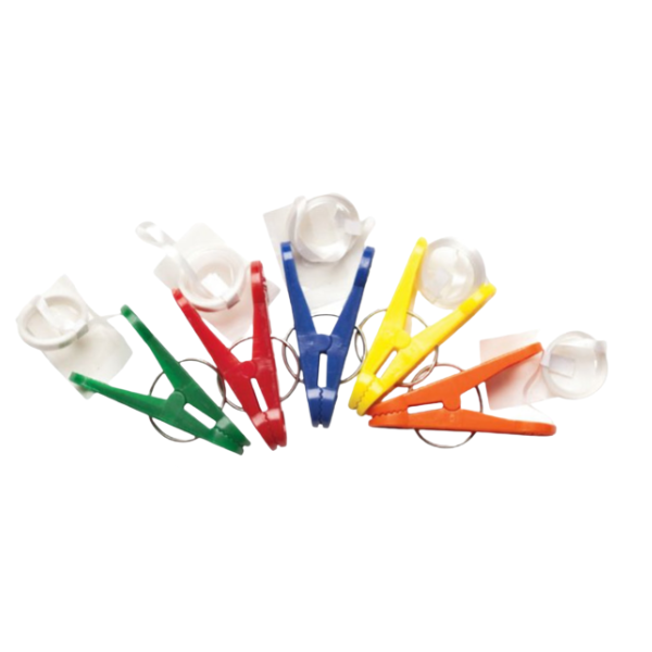 8-gram Primary Assortment Balloon Clip-N-Weight® W/ Ribbon | 100 Count