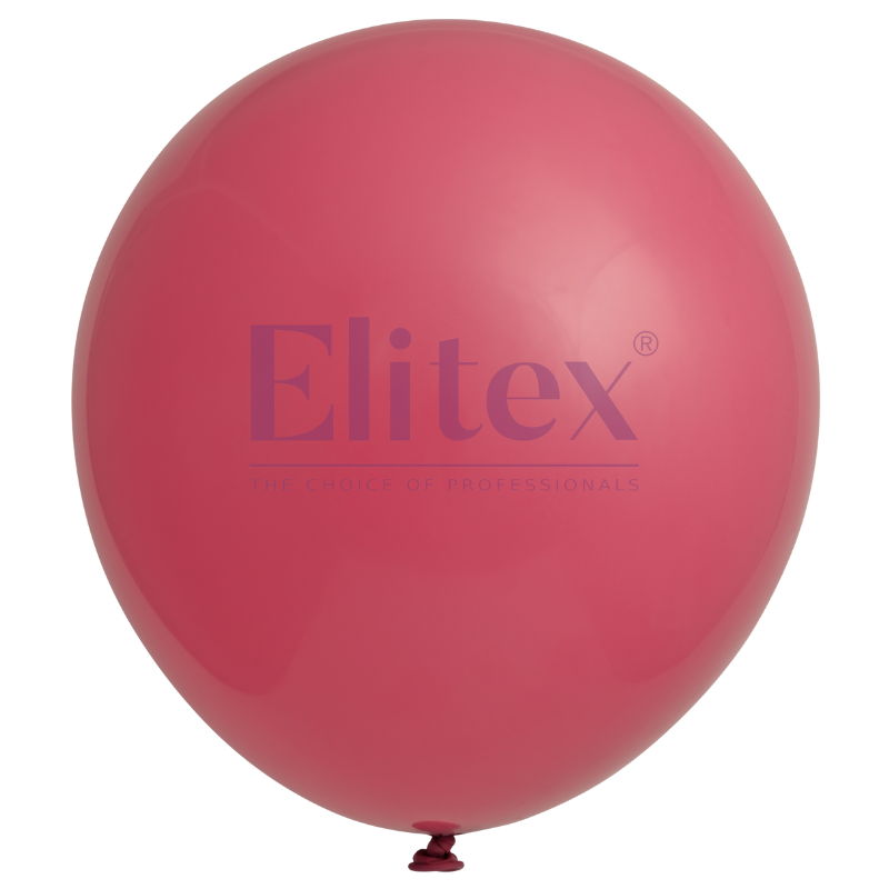 12" Elitex Cerise Pastel Round Latex Balloons | 50 Count
