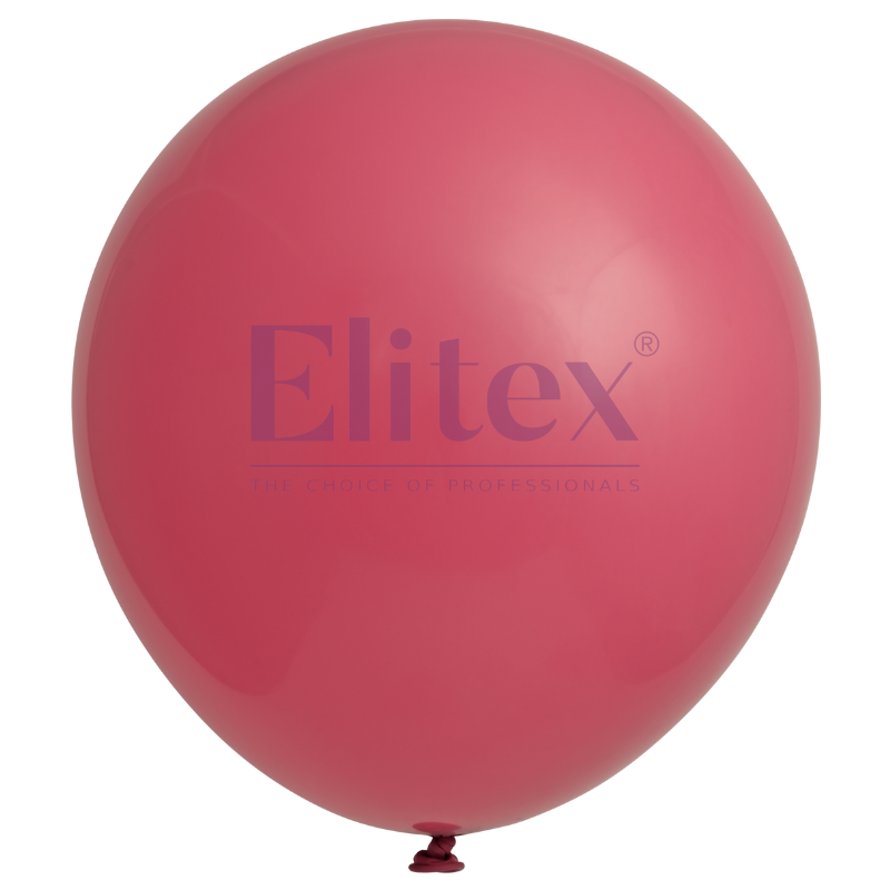 18" Elitex Cerise Pastel Round Latex Balloons | 10 Count