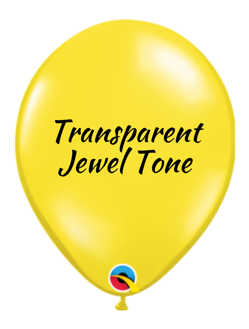 9" Qualatex Jewel Citrine Yellow Latex Balloons (Discontinued) | 100 Count