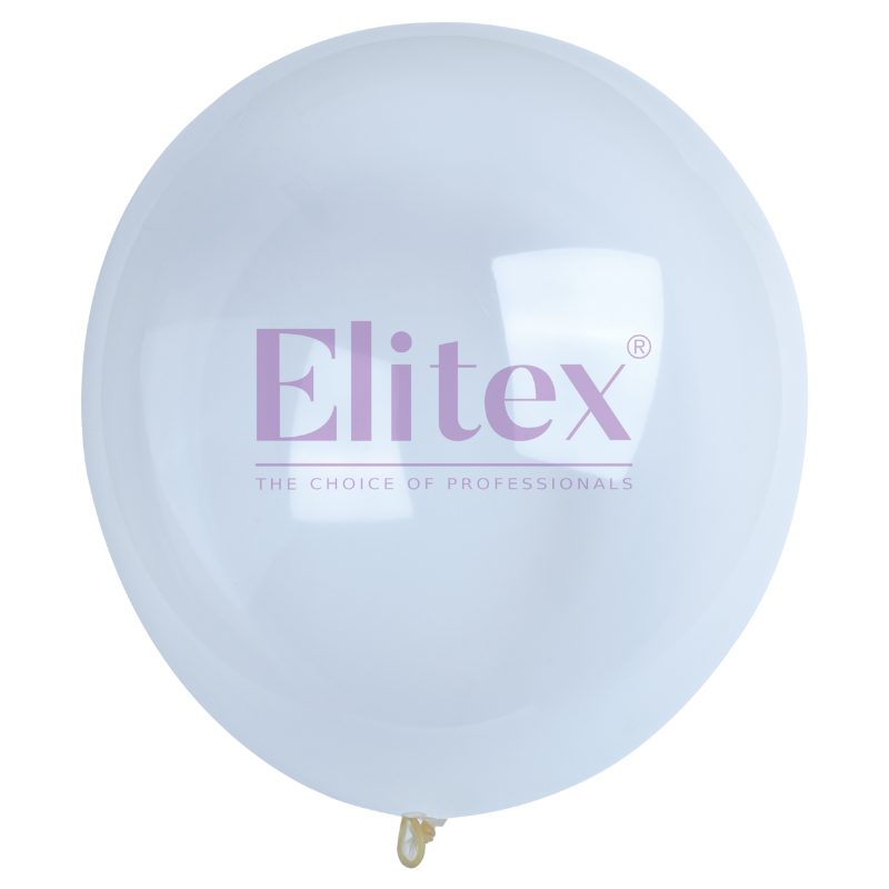 12" Elitex Crystal Clear Round Latex Balloons | 50 Count