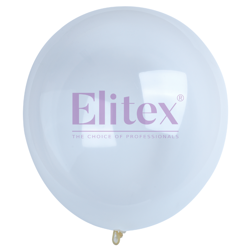 18" Elitex Crystal Clear Round Latex Balloons | 10 Count
