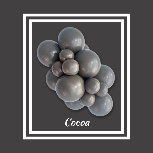 17" TUFTEX Cocoa Latex Balloons | 50 Count