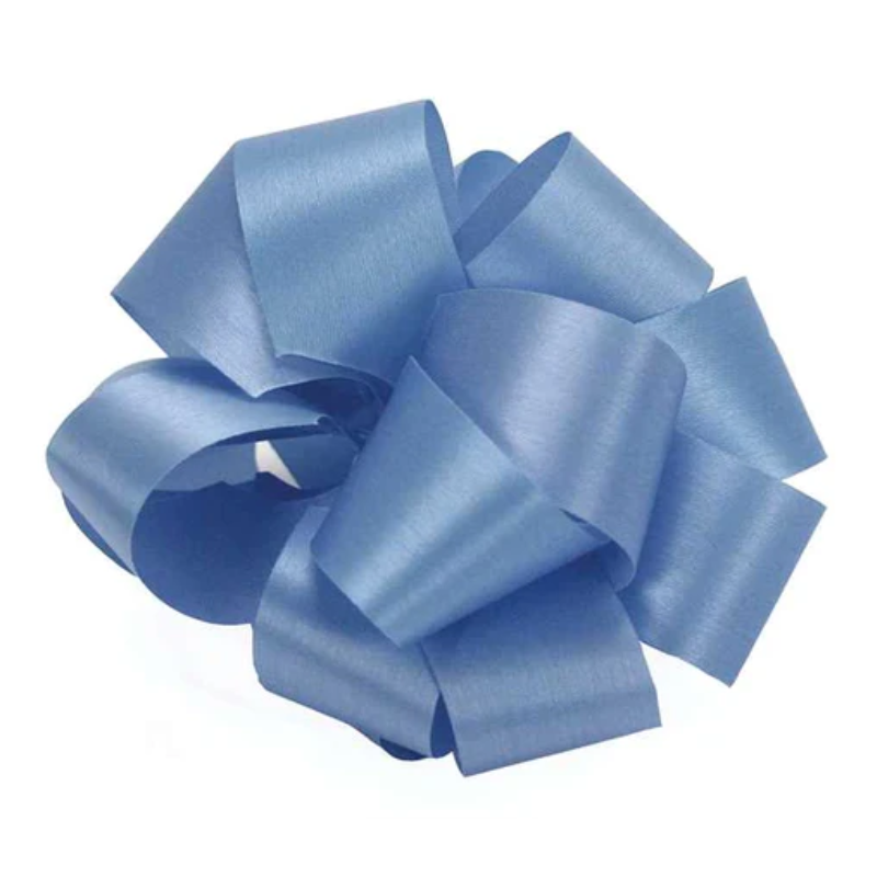 #9 Offray Columbia Blue Satin Lustre Ribbon - 1 5/16" Wide, 100 Yards Long | 1 Spool