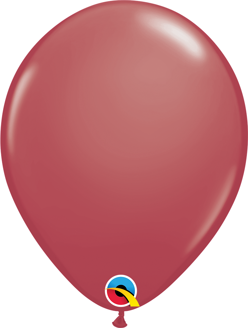 5" Qualatex Fashion Cranberry Latex Balloons | 100 Count
