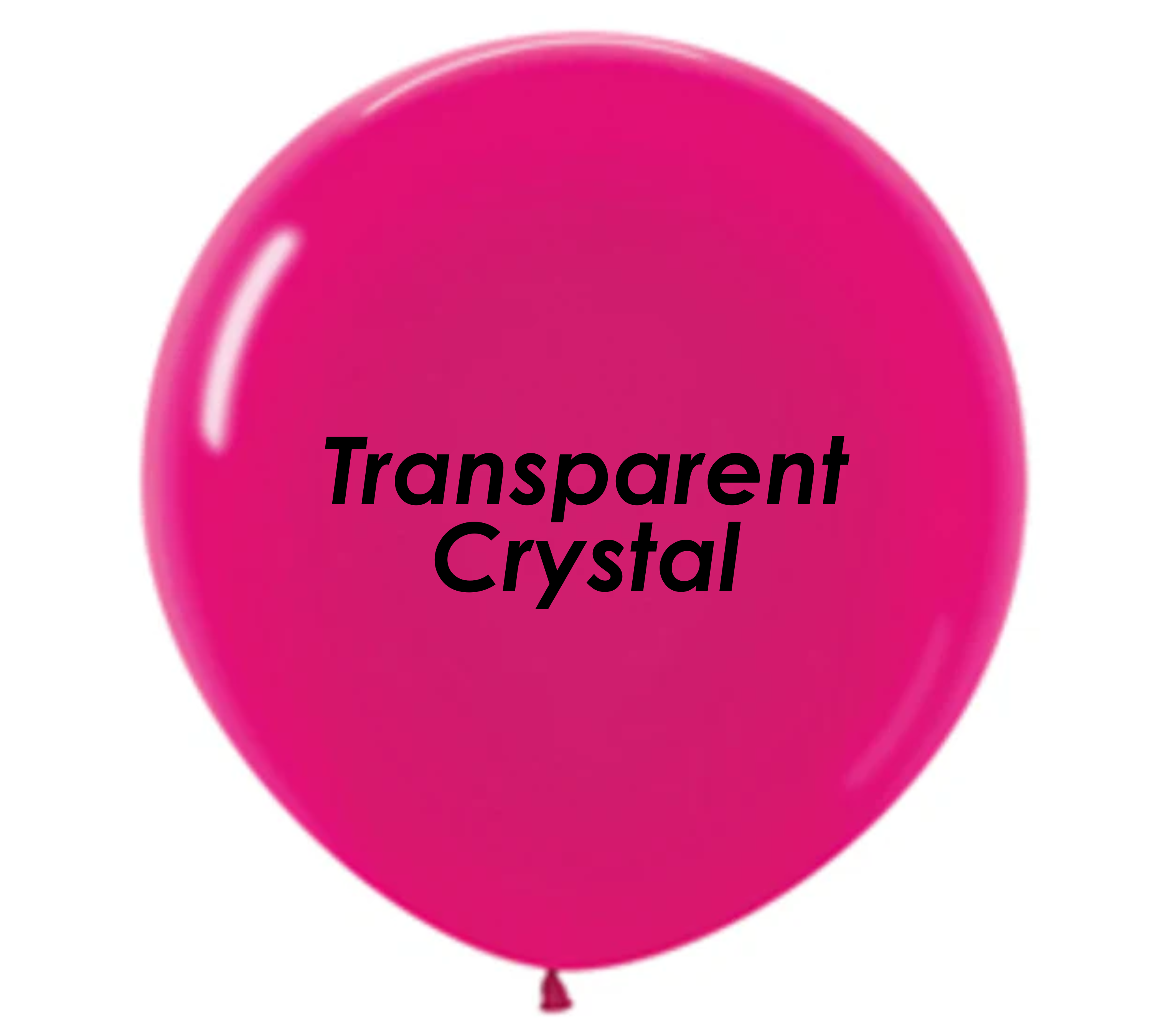 36" Sempertex Crystal Fuchisa Latex Balloons - 3 Foot Giant (Discontinued) | 2 Count