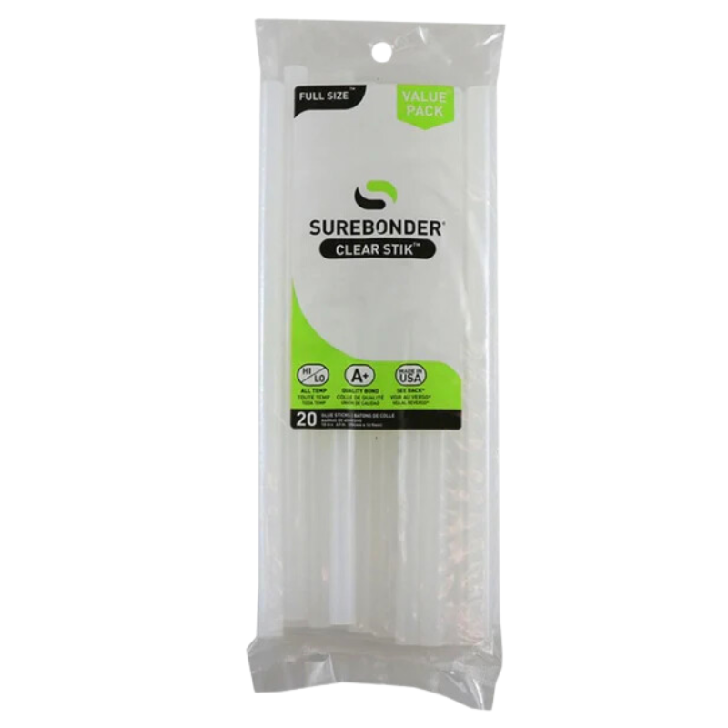 4" Surbonder Mini Clear Glue Sticks - Dual Temprature | 100 Count