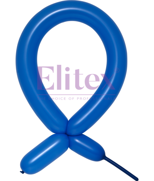 160 Elitex Nozzle Up Dark Royal Blue Standard Modeling - Twisting Balloons | 50 Count