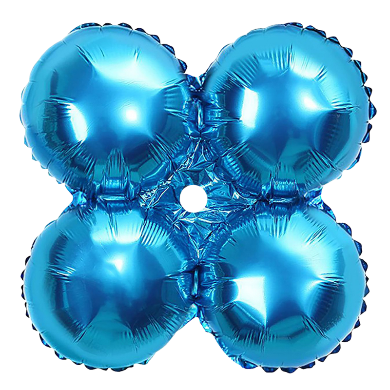 30" Mayflower Metallic Blue Decorator Quad Foil Balloon