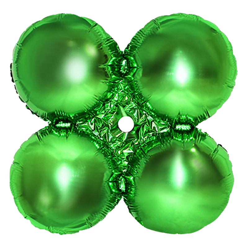 30" Mayflower Green Decorator Quad Foil Balloon