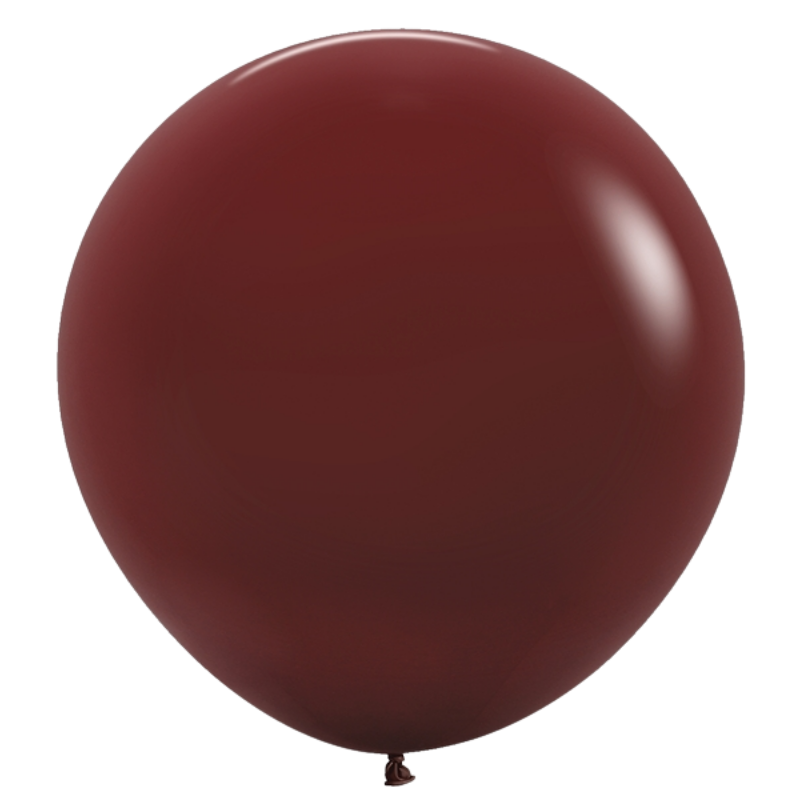 24" Sempertex Deluxe Merlot Latex Balloons | 10 Count