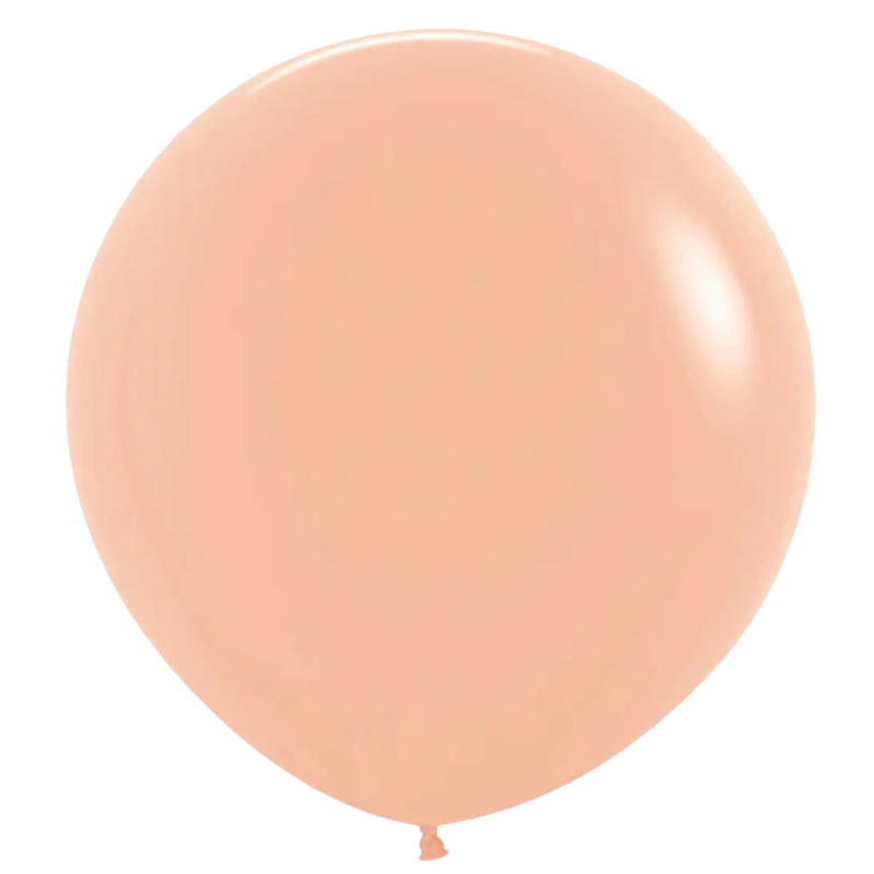 24" Sempertex Deluxe Peach Blush Latex Balloons | 10 Count