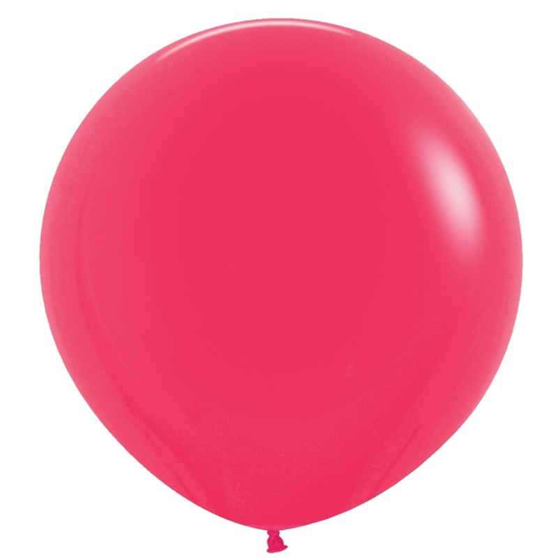 24" Sempertex Deluxe Raspberry Latex Balloons | 10 Count