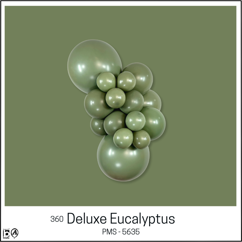 6" Sempertex Deluxe Eucalyptus Link-O-Loon Latex Balloons | 50 Count