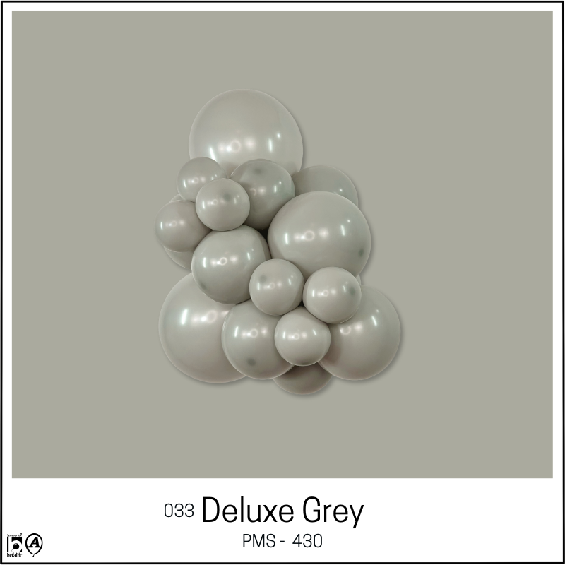 260s Sempertex Nozzle Up Deluxe Grey Twisting - Entertainer Latex Balloons | 50 Count