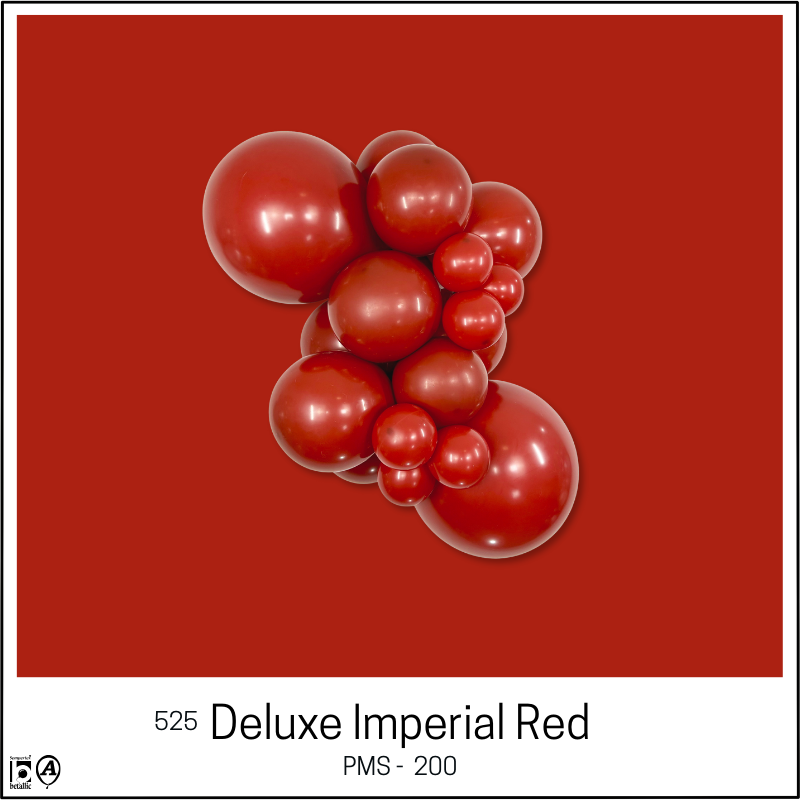 5" Sempertex Deluxe Imperial Red Latex Balloons | 100 Count