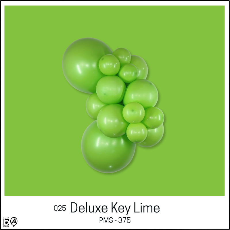 6" Sempertex Deluxe Key Lime Link-O-Loon Latex Balloons | 50 Count