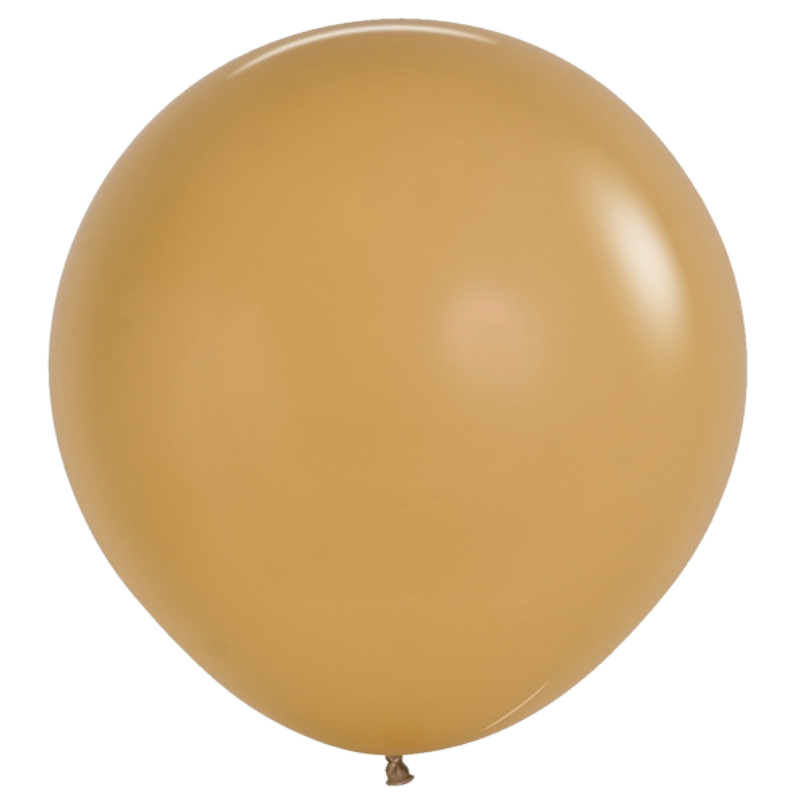 24" Sempertex Deluxe Latte Latex Balloons | 10 Count