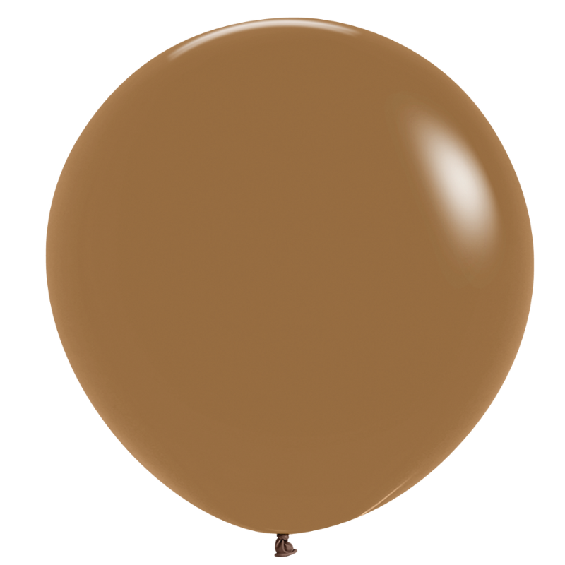 24" Sempertex Deluxe Mocha Latex Balloons | 10 Count