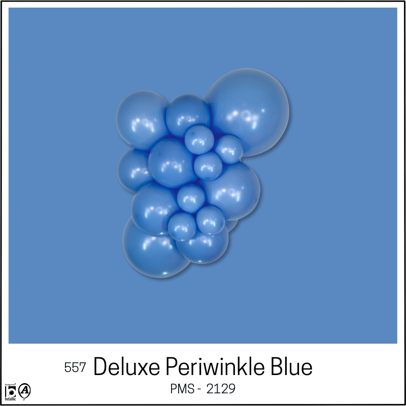 18" Sempertex Deluxe Periwinkle Blue Latex Balloons | 25 Count