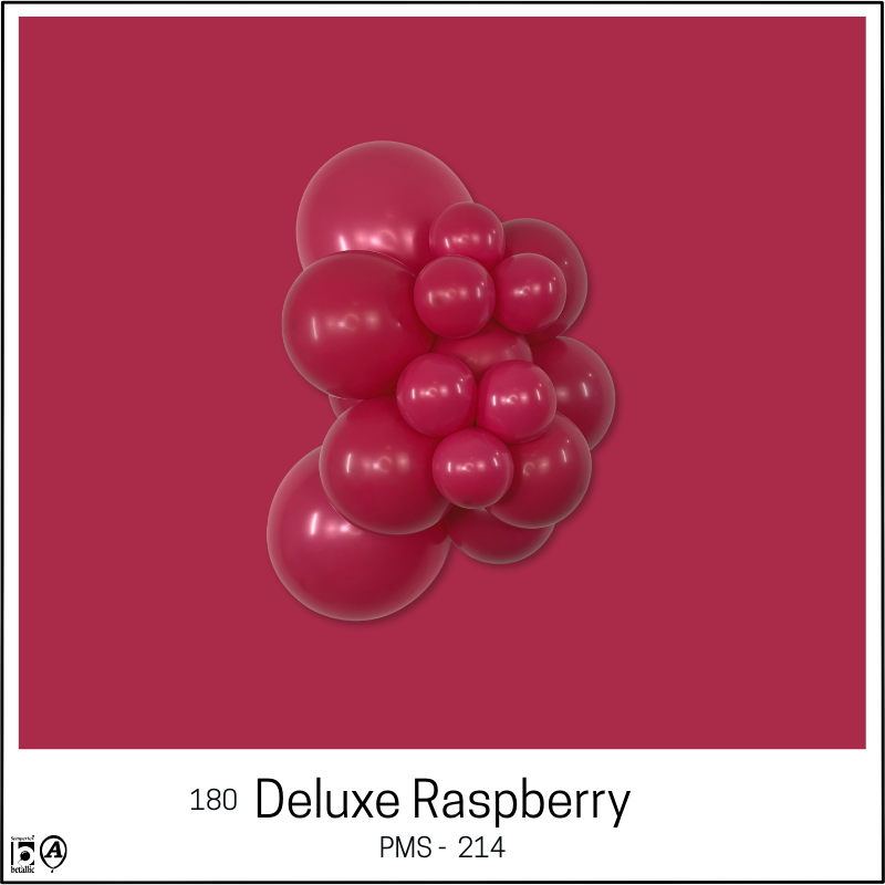 5" Sempertex Deluxe Raspberry Latex Balloons | 100 Count