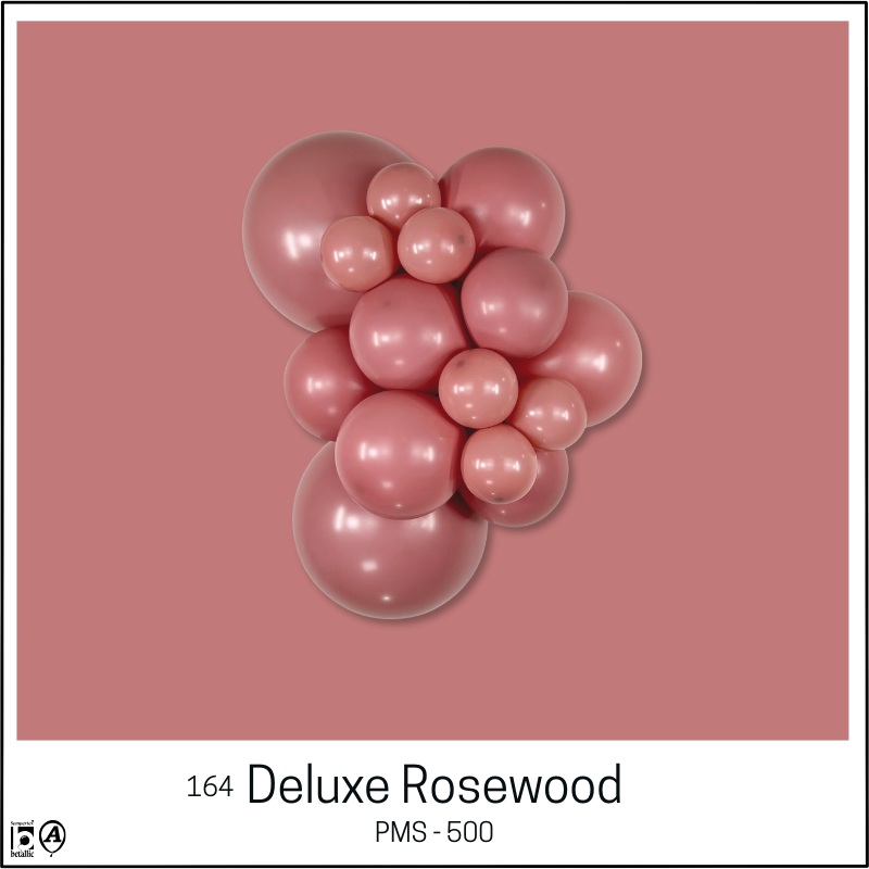 12" Sempertex Deluxe Rose Wood Link-O-Loon Latex Balloons | 50 Count