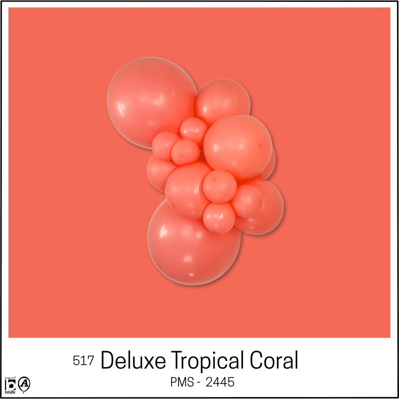 11" Sempertex Deluxe Tropical Coral Latex Balloons | 100 Count