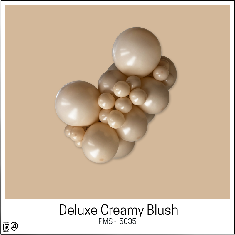 260s Sempertex Deluxe Creamy Blush Twisting - Globos de Látex para Animador | Paquete de 50