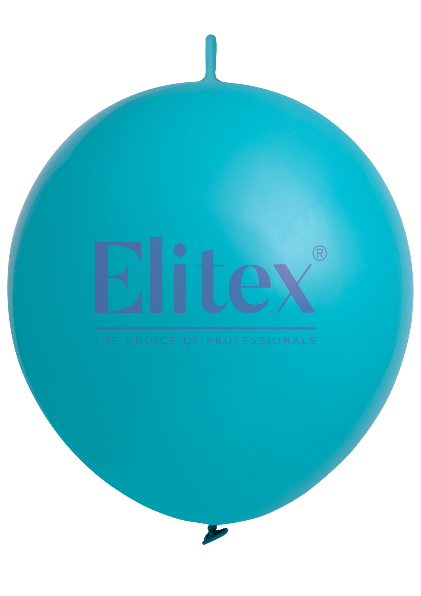 6" Elitex Aqua Standard Link Latex Balloons | 100 Count