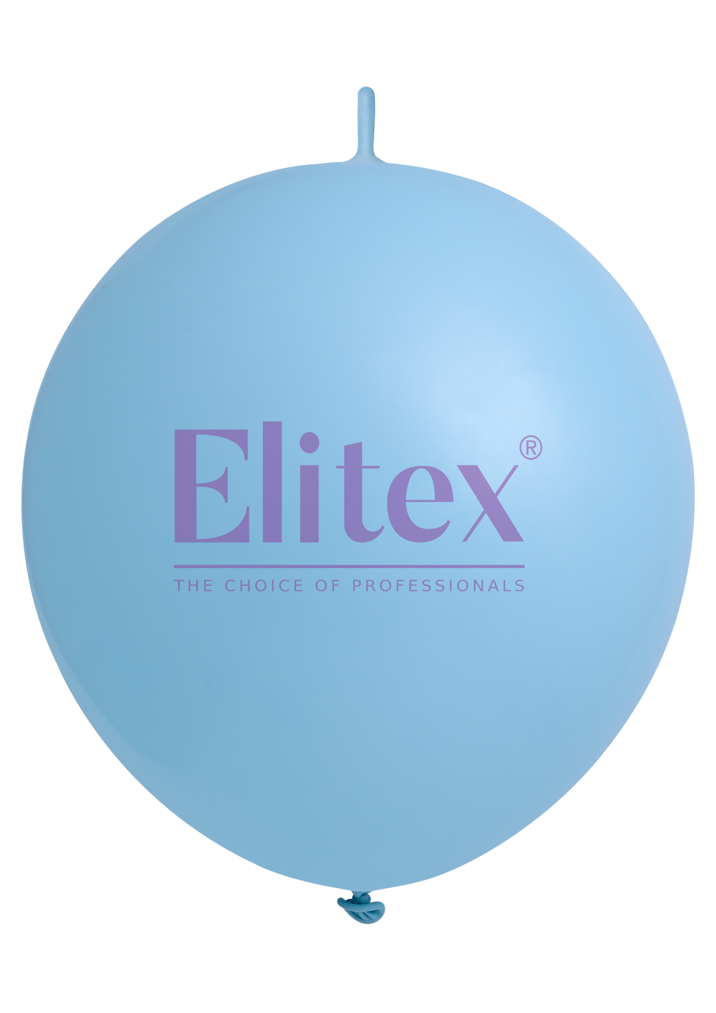 12" Elitex Baby Blue Pastel Link Latex Balloons | 100 Count