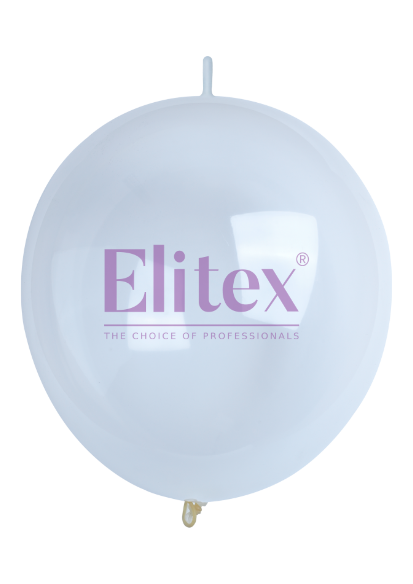 6" Elitex Crystal Clear Standard Link Latex Balloons | 100 Count