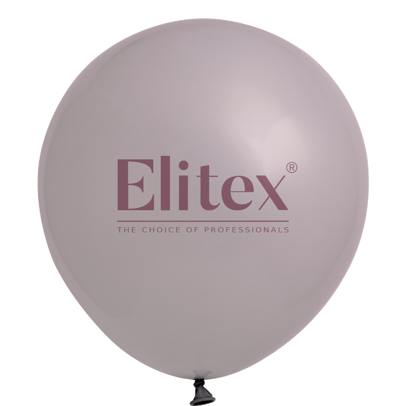 6" Elitex Gray Standard Round Latex Balloons | 50 Count