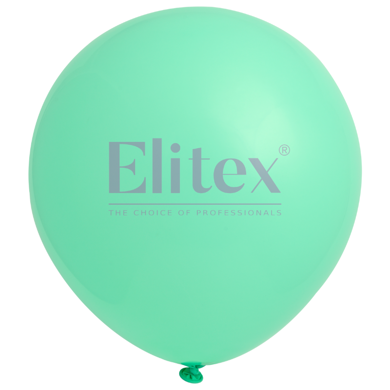 12" Elitex Mint Pastel Round Latex Balloons | 50 Count