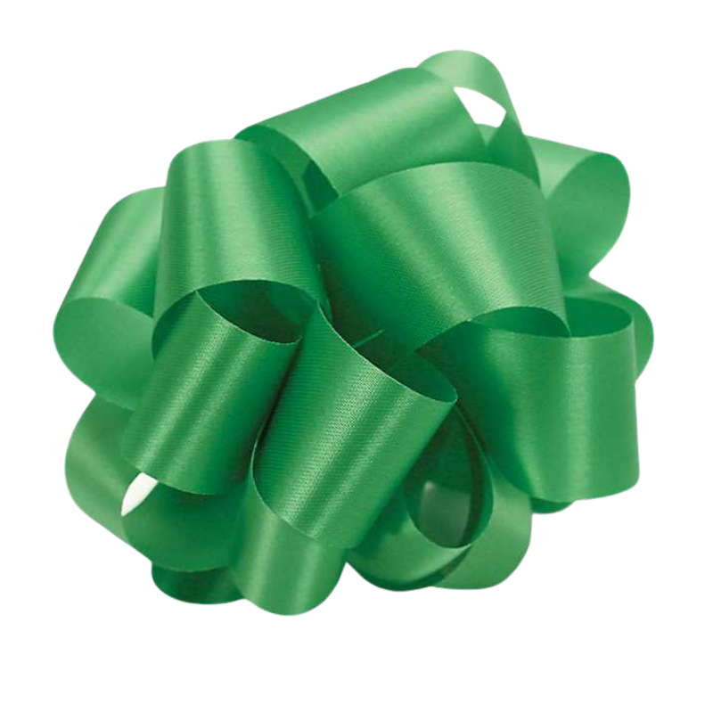 #9 Offray Emerald Green Satin Lustre Ribbon - 1 5/16" Wide, 100 Yards Long | 1 Spool