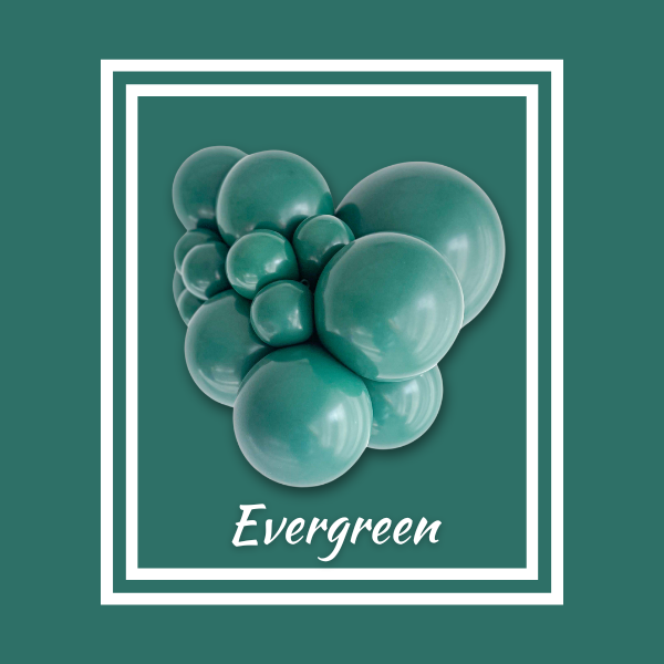 17" TUFTEX Evergreen Latex Balloons | 50 Count