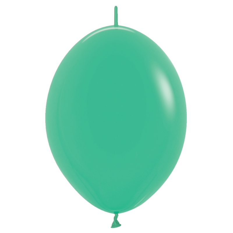 12" Sempertex Fashion Green Link-O-Loon Latex Balloons | 50 Count