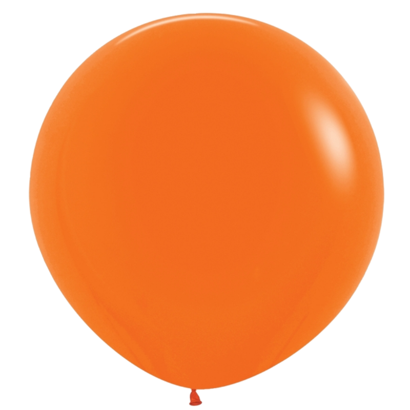 24" Sempertex Fashion Orange Latex Balloons | 10 Count