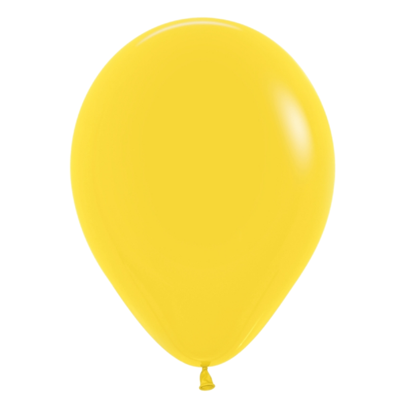 11" Sempertex Fashion Yellow Latex Balloons | 100 Count