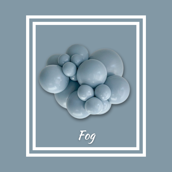 17" TUFTEX Fog Latex Balloons | 50 Count