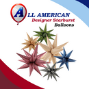 AAB Designer Starburst Foil Balloons