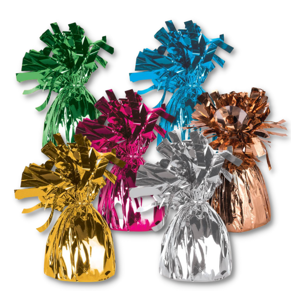 6 oz Foil Balloon Weight  1 Count - Variety Of Colors! (Wholesale Balloons)