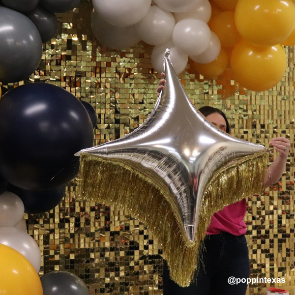 Globos de papel de punta estelar