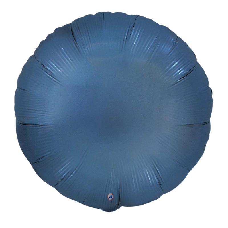 20" AAB Frosted Denim Round Matte Foil Balloon | Buy 5 Or More Save 20%