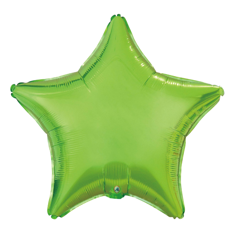 22" AAB Fruit Green Star Foil Balloon | Buy 5 Or More Save 20%