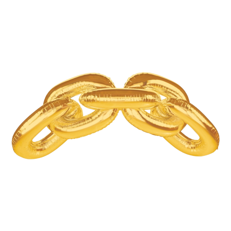 14" Betallic Gold Number Megaloon Air-Fill Foil Balloon | Numbers 0-9