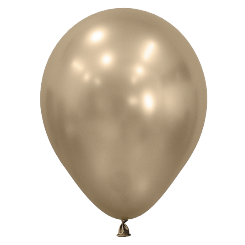 11" Sempertex Silk Gold Dust Pearl Latex Balloons | 50 Count