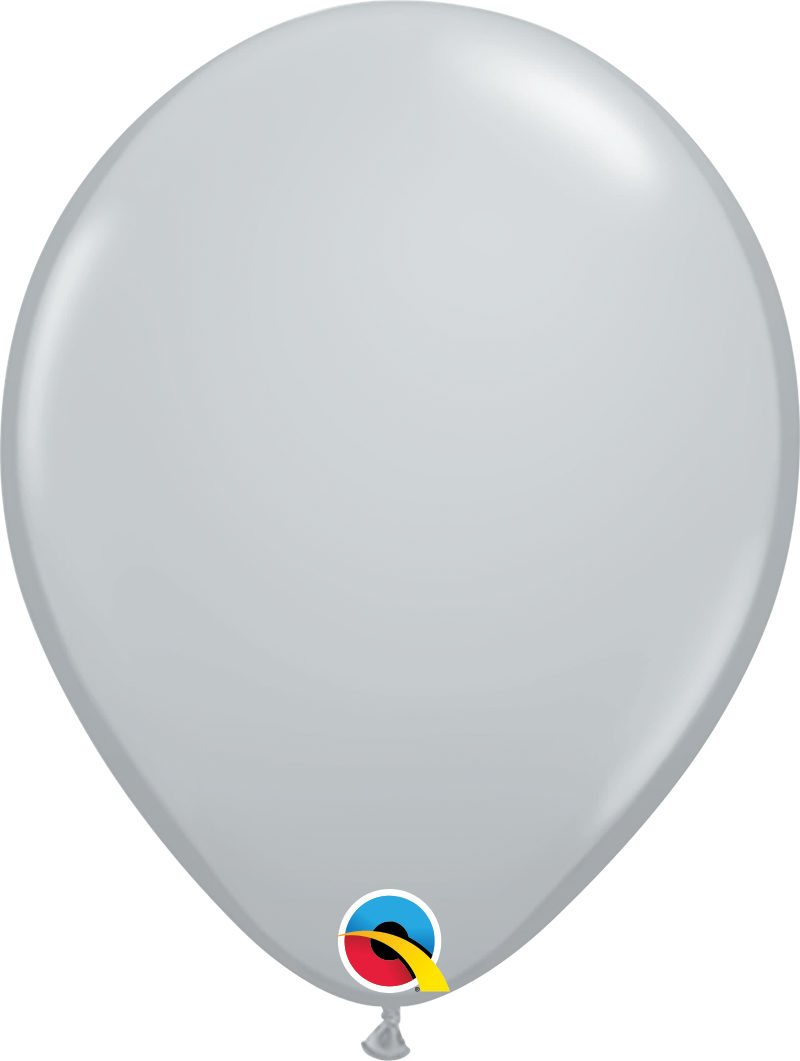 11" Qualatex Fashion Gray Latex Balloons | 100 Count